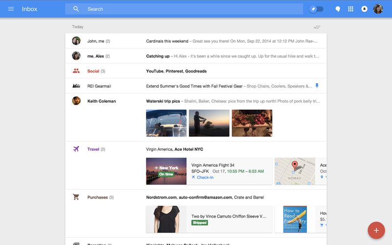 Illustration for article titled Inbox, la nueva aplicación de Google para reinventar el email